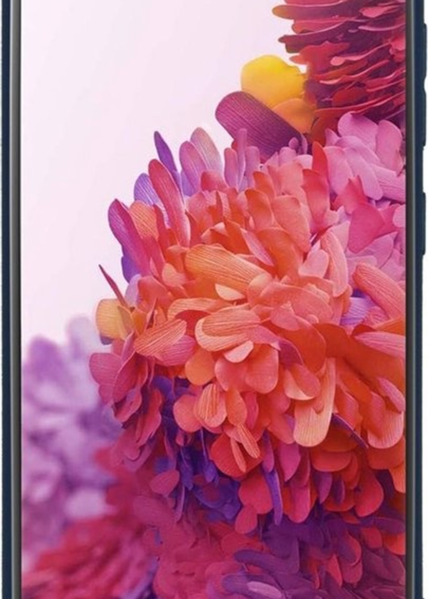 LUQ Hoesje Geschikt voor Samsung S20 FE Hoesje Siliconen Case - Hoes Geschikt voor Samsung Galaxy S20 FE Hoes Siliconen - Donkerblauw