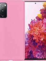 LUQ LUQ Samsung Galaxy S20 FE hoesje siliconen - Roze