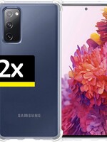 LUQ LUQ Samsung Galaxy S20 FE hoesje shock proof - 2 PACK