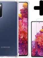 LUQ LUQ Samsung Galaxy S20 FE hoesje shock proof + screenprotector