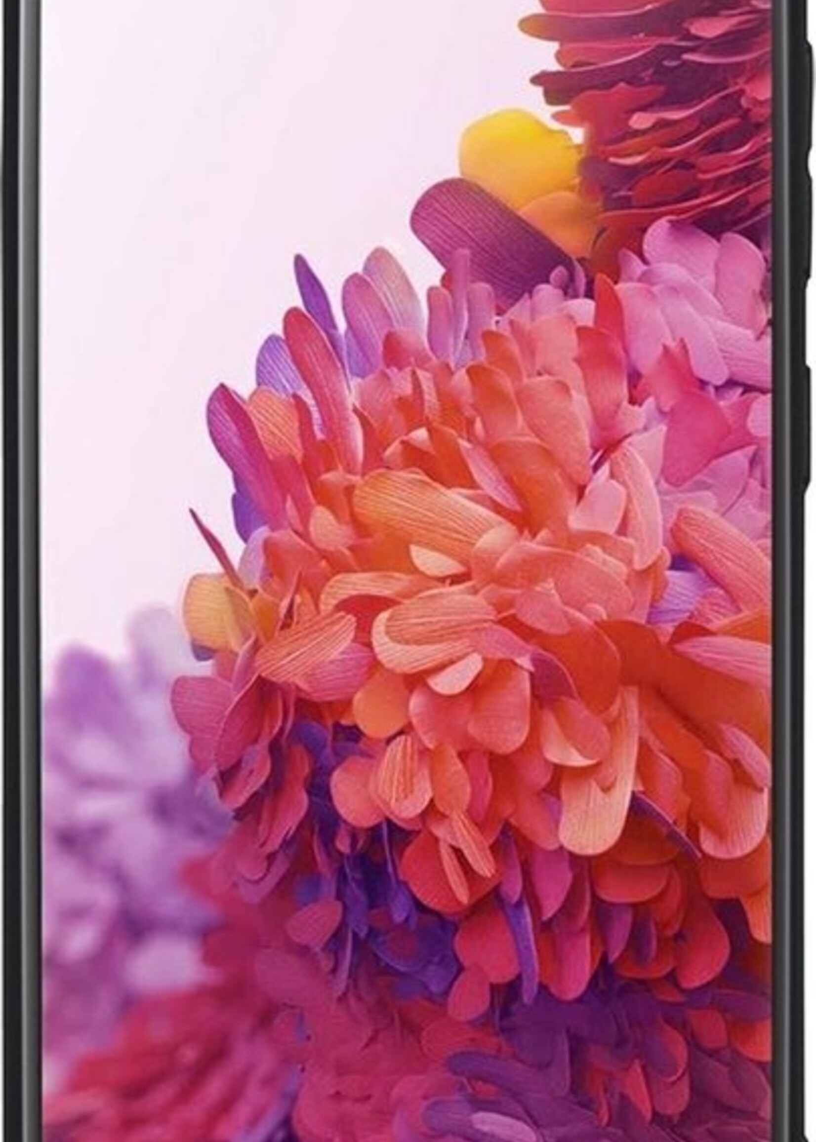 LUQ Hoesje Geschikt voor Samsung S20 FE Hoesje Siliconen Case Met Screenprotector - Hoes Geschikt voor Samsung Galaxy S20 FE Hoes Siliconen - Zwart