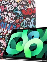 LUQ LUQ iPad Air 4 Hoesje Tablet Hoes - Graffity