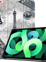 LUQ LUQ iPad Air 4 Hoesje Tablet Hoes - Eiffeltoren