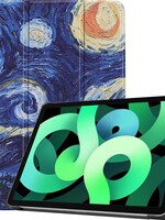 LUQ LUQ iPad Air 4 Hoesje Tablet Hoes - Sterrenhemel