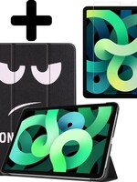LUQ LUQ iPad Air 4 Hoesje Tablet Hoes Met Screenprotector - Don't Touch Me