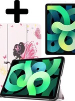 LUQ LUQ iPad Air 4 Hoesje Tablet Hoes Met Screenprotector - Elfje