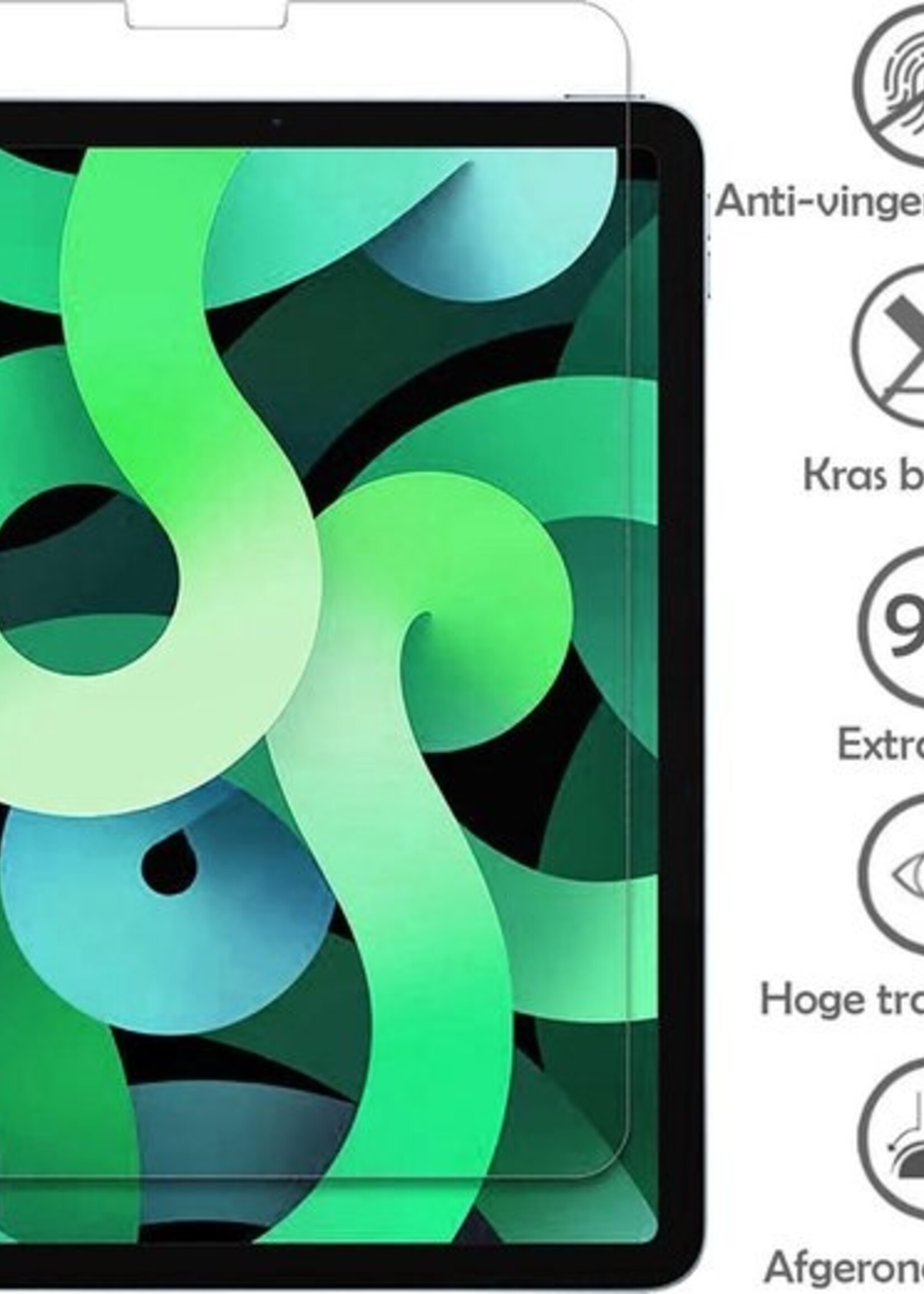 LUQ Screenprotector Geschikt voor iPad Air 2020 Screenprotector Bescherm Glas Tempered Glass Screen Protector - Screen Protector Geschikt voor iPad Air 2020 Screenprotector