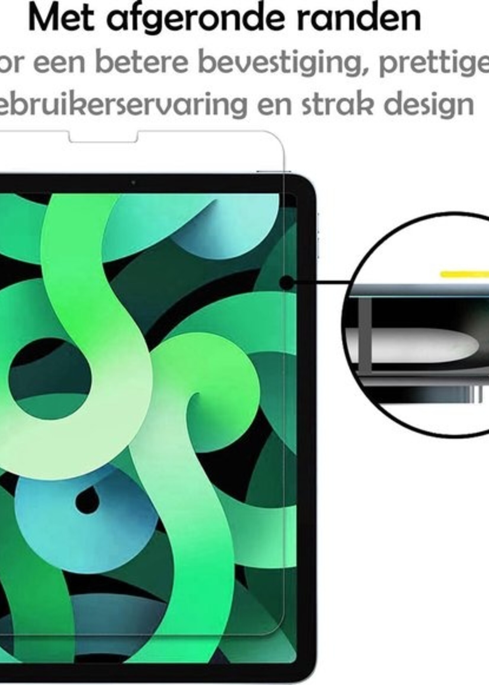 LUQ Screenprotector Geschikt voor iPad Air 2020 Screenprotector Bescherm Glas Tempered Glass Screen Protector - Screen Protector Geschikt voor iPad Air 2020 Screenprotector - 3 Stuks