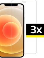 LUQ LUQ iPhone 12 Pro Screenprotector met dichte notch - 3 PACK