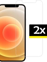 LUQ LUQ iPhone 12 Pro Screenprotector Tempered Glass Gehard Glas - 2 PACK