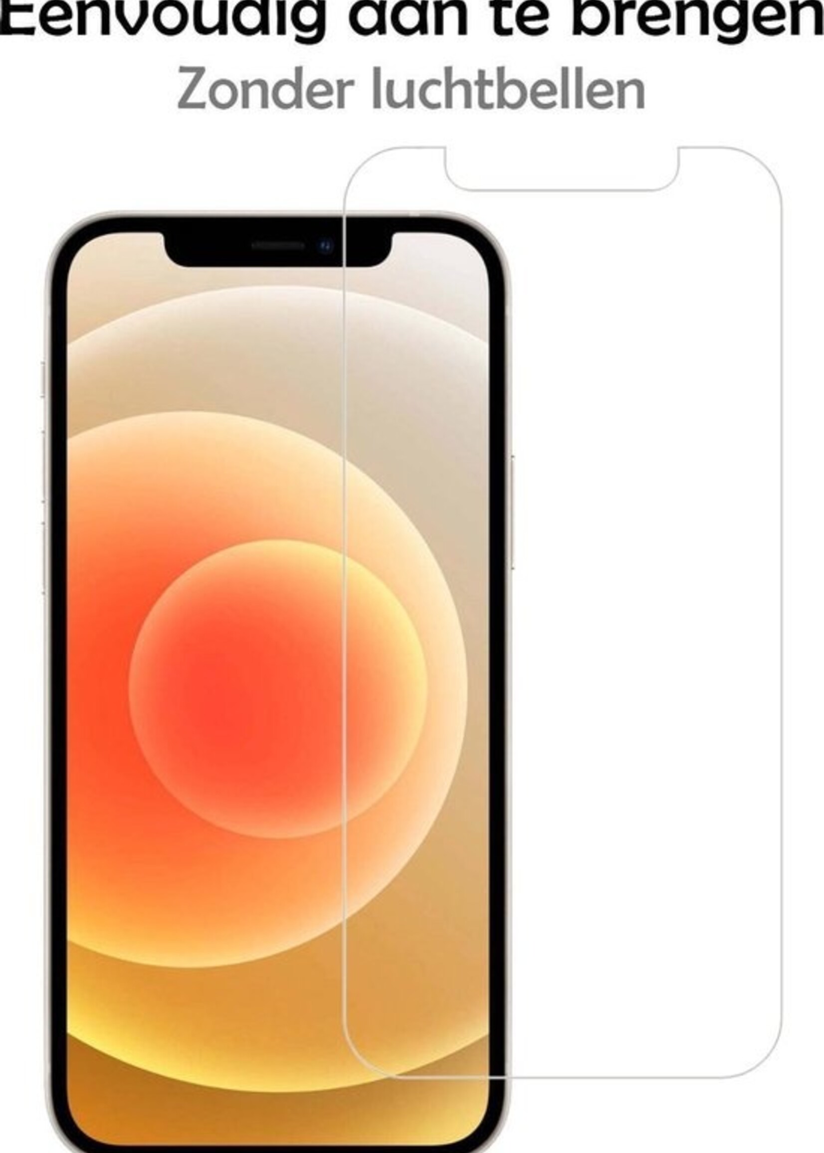 LUQ Screenprotector Geschikt voor iPhone 12 Pro Max Screenprotector Beschermglas Gehard Glas - Screenprotector Geschikt voor iPhone 12 Pro Max Screenprotector Glas