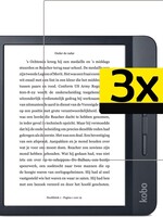 LUQ LUQ Kobo Libra H2O Screenprotector - 3 stuks