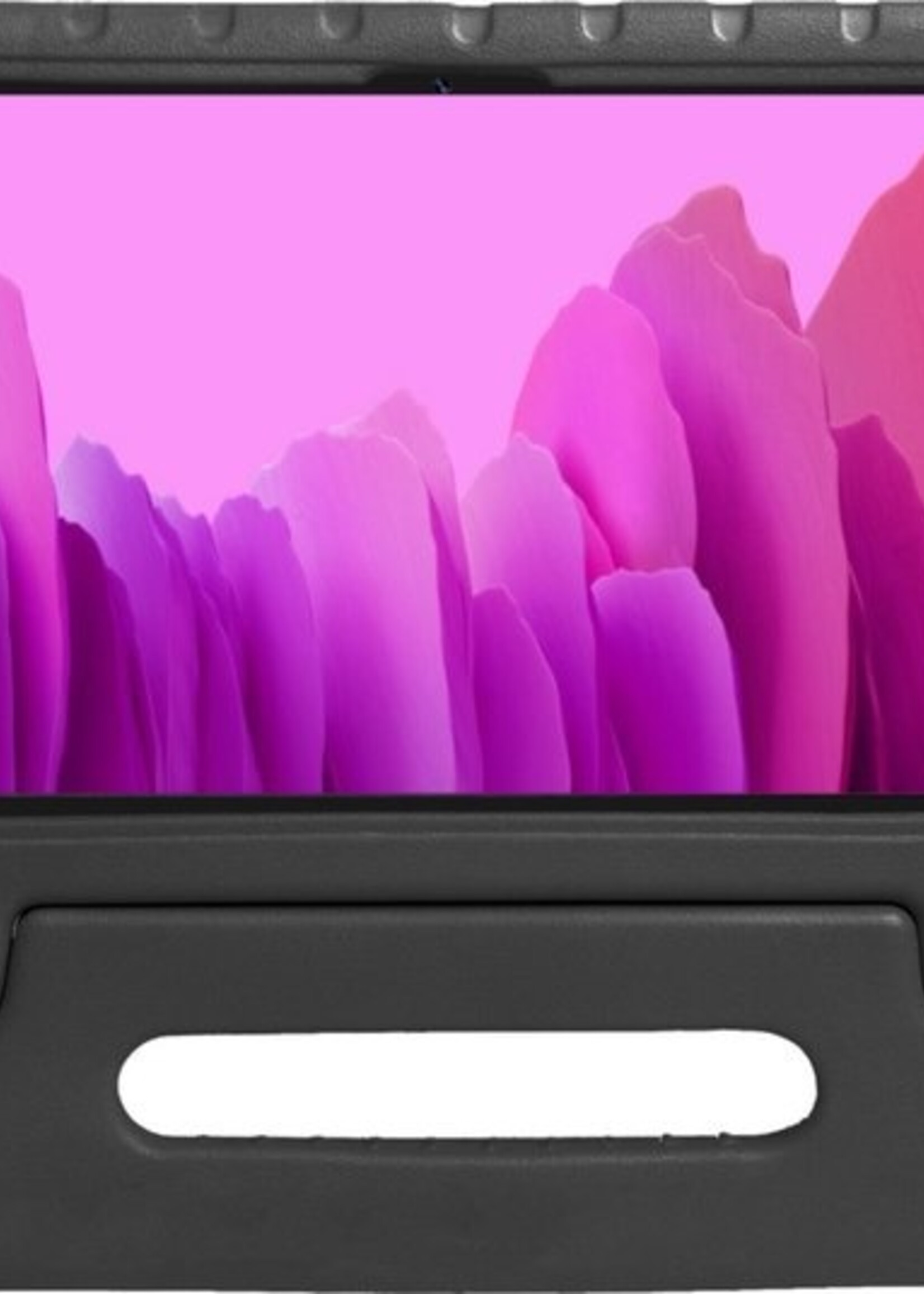 LUQ Hoes Geschikt voor Samsung Galaxy Tab A7 Hoes Kinder Hoesje Kids Case Kinderhoes Shockproof - Hoesje Geschikt voor Samsung Tab A7 Hoesje Kidscase - Zwart