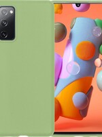 LUQ LUQ Samsung Galaxy A41 hoesje siliconen - Groen