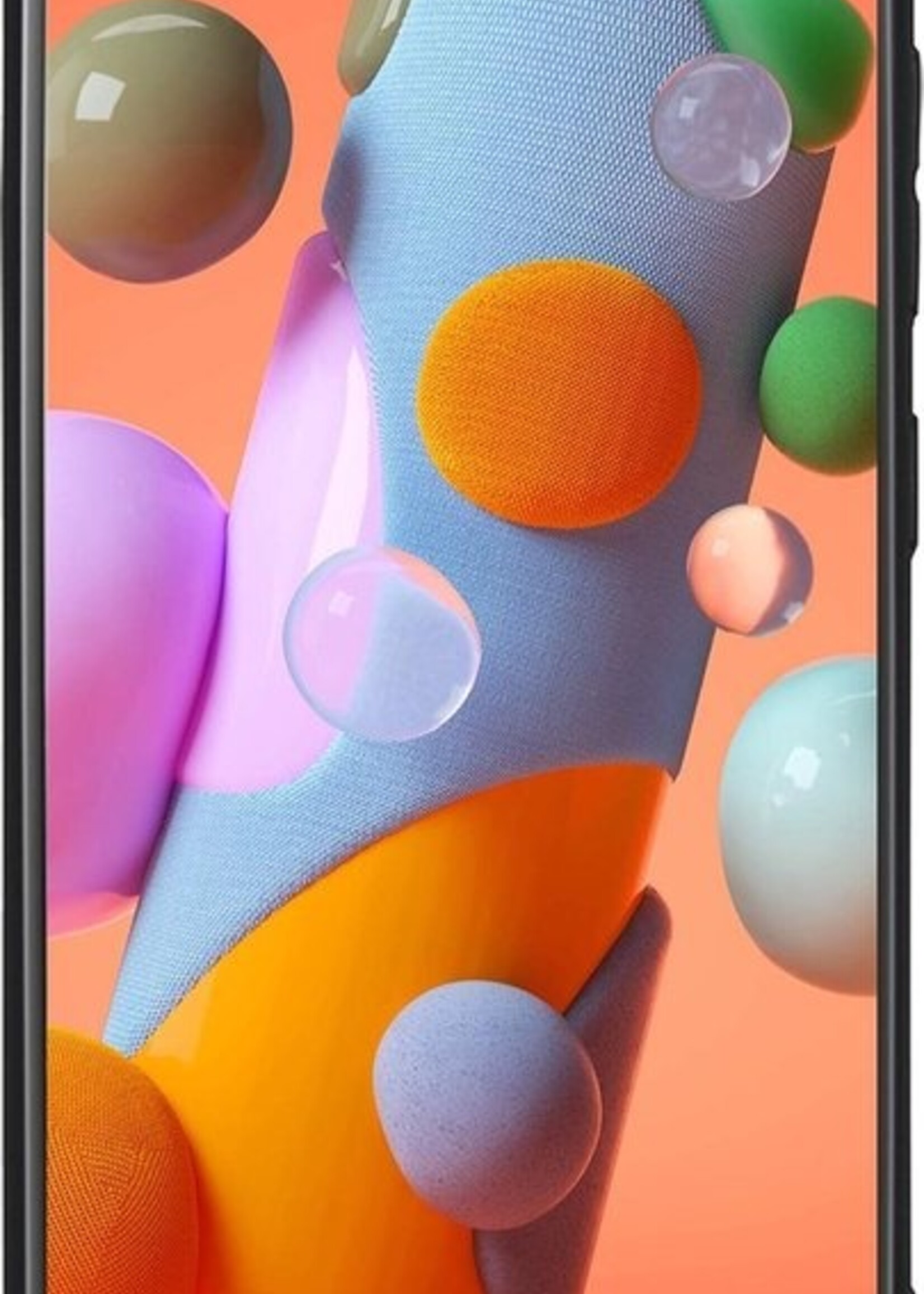 LUQ Hoesje Geschikt voor Samsung A41 Hoesje Siliconen Case - Hoes Geschikt voor Samsung Galaxy A41 Hoes Siliconen - Zwart