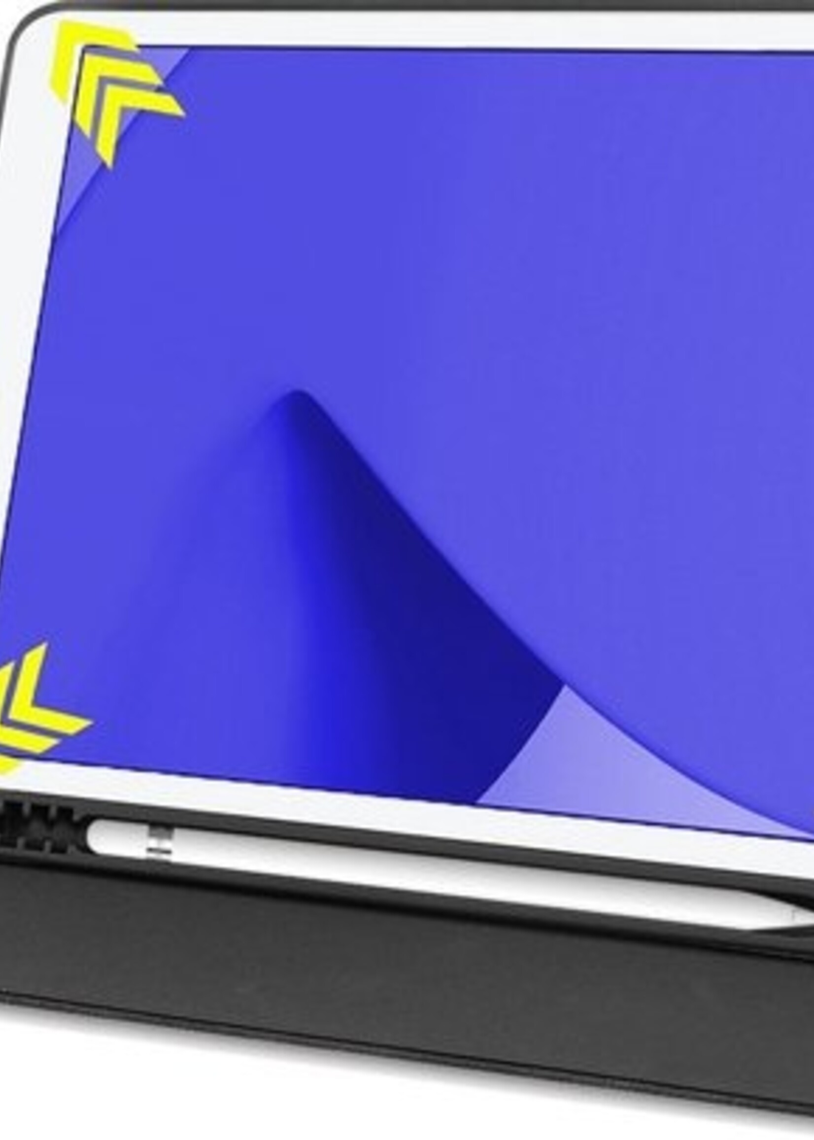 LUQ Hoes Geschikt voor iPad 10.2 2019 Hoes Luxe Hoesje Book Case Cover Met Uitsparing Geschikt voor Apple Pencil - Hoesje Geschikt voor iPad 7 Hoesje Bookcase - Lichtblauw