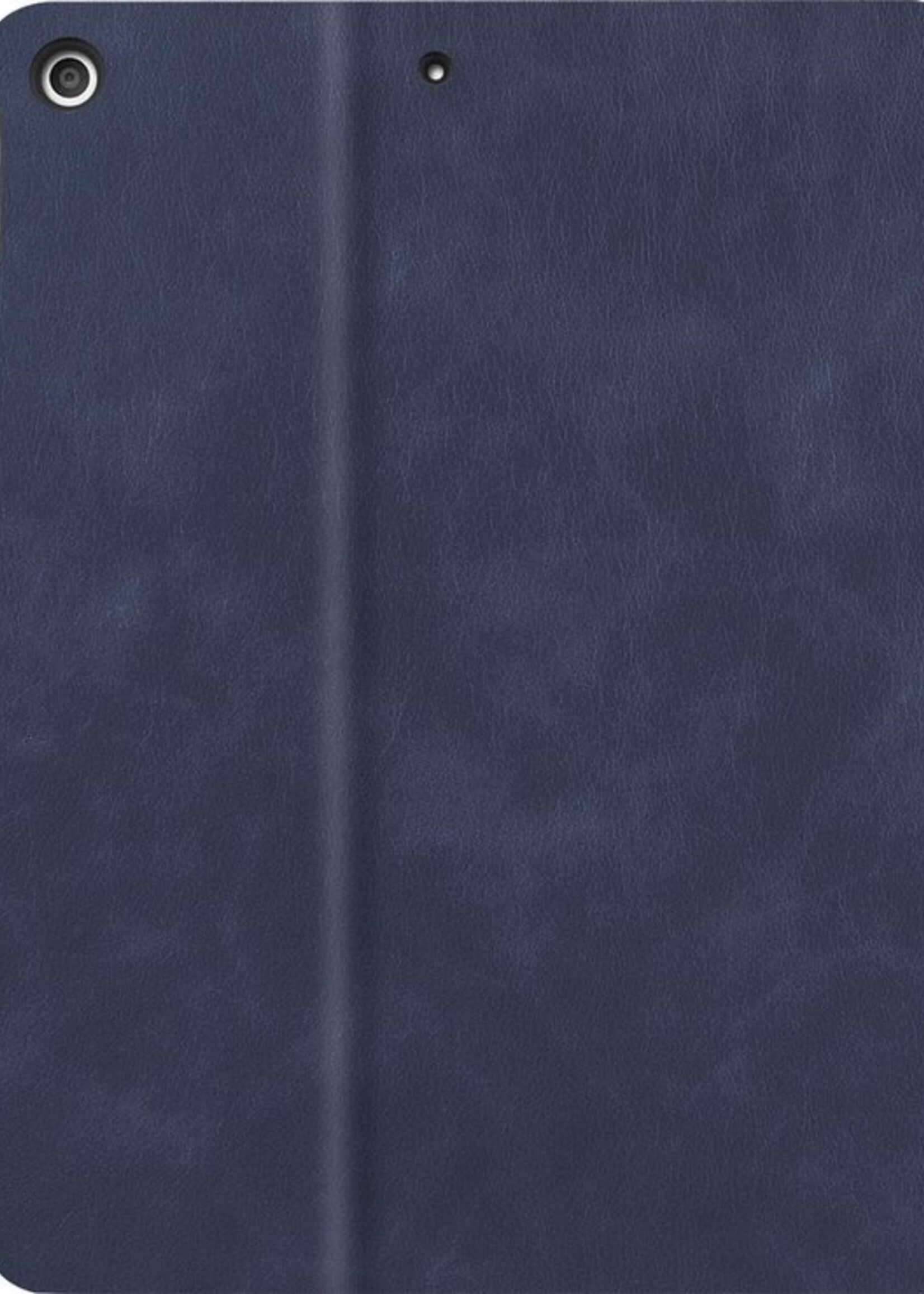 LUQ Hoes Geschikt voor iPad 10.2 2020 Hoes Luxe Hoesje Book Case Cover Met Uitsparing Geschikt voor Apple Pencil - Hoesje Geschikt voor iPad 8 Hoesje Bookcase - Donkerblauw