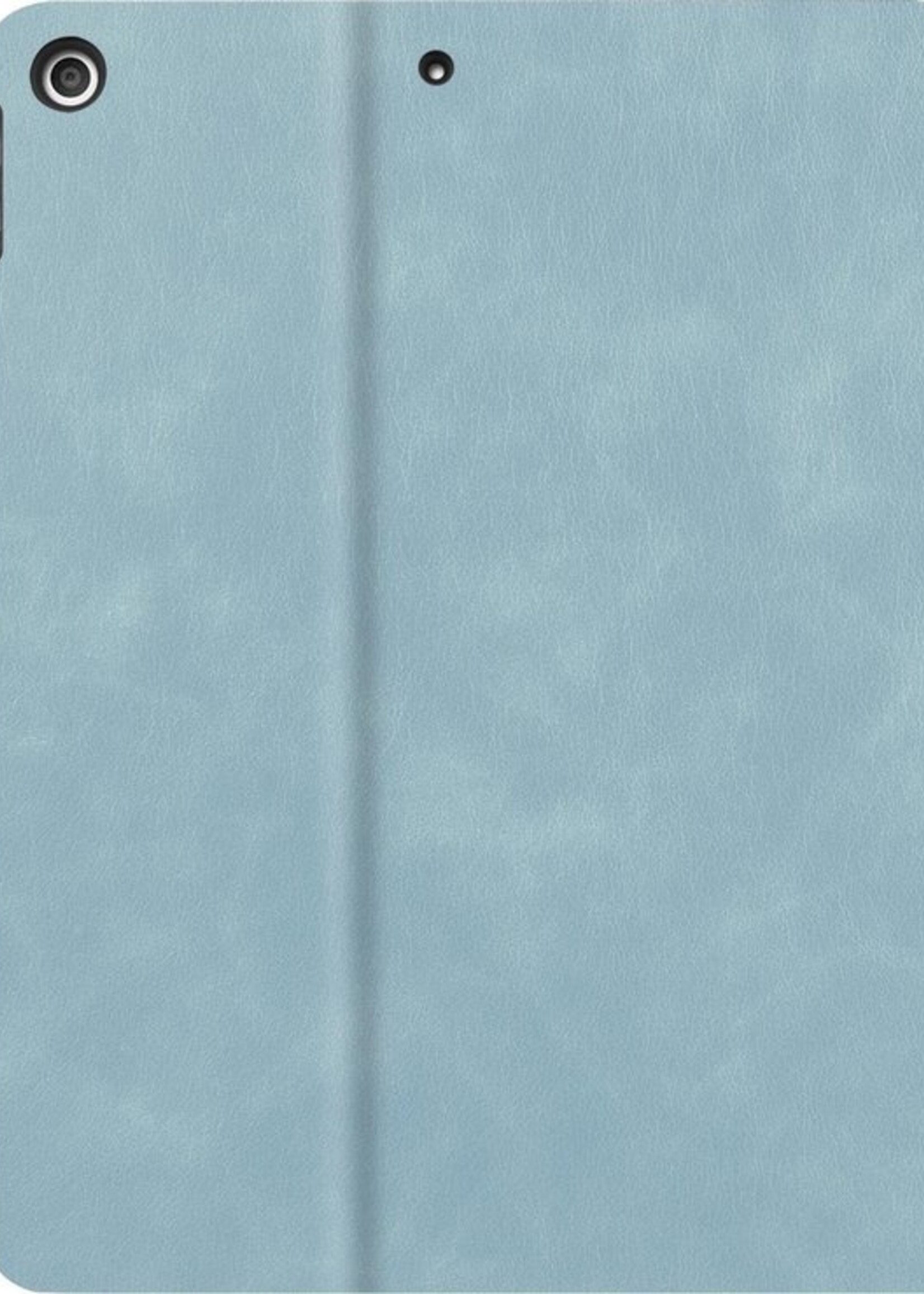 LUQ Hoes Geschikt voor iPad 10.2 2019/2020 Hoes Luxe Hoesje Book Case Cover Met Uitsparing Geschikt voor Apple Pencil - Hoesje Geschikt voor iPad 7/8 Hoesje Bookcase - Lichtblauw