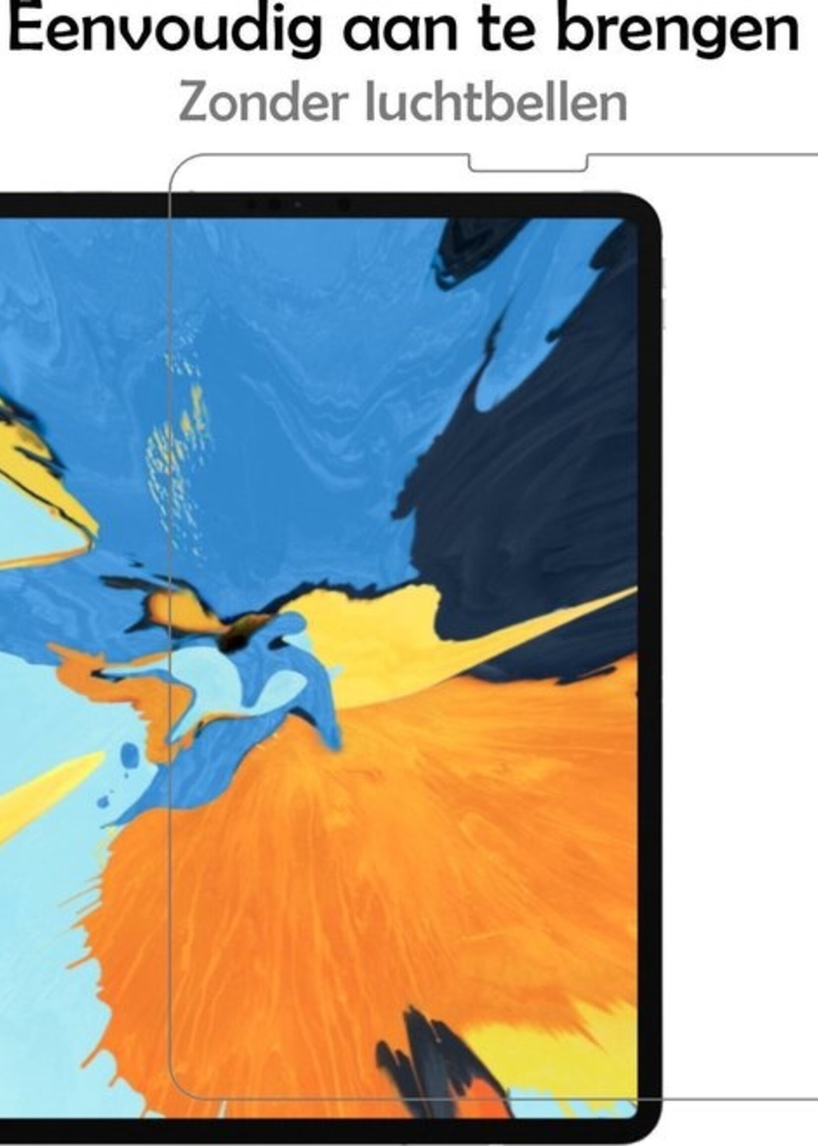 LUQ Hoes Geschikt voor iPad Pro 2020 (11 inch) Hoes Kinder Hoesje Kids Case Kinderhoes Shockproof Met Screenprotector - Hoesje Geschikt voor iPad Pro 11 inch (2020) Hoesje Kidscase - Blauw