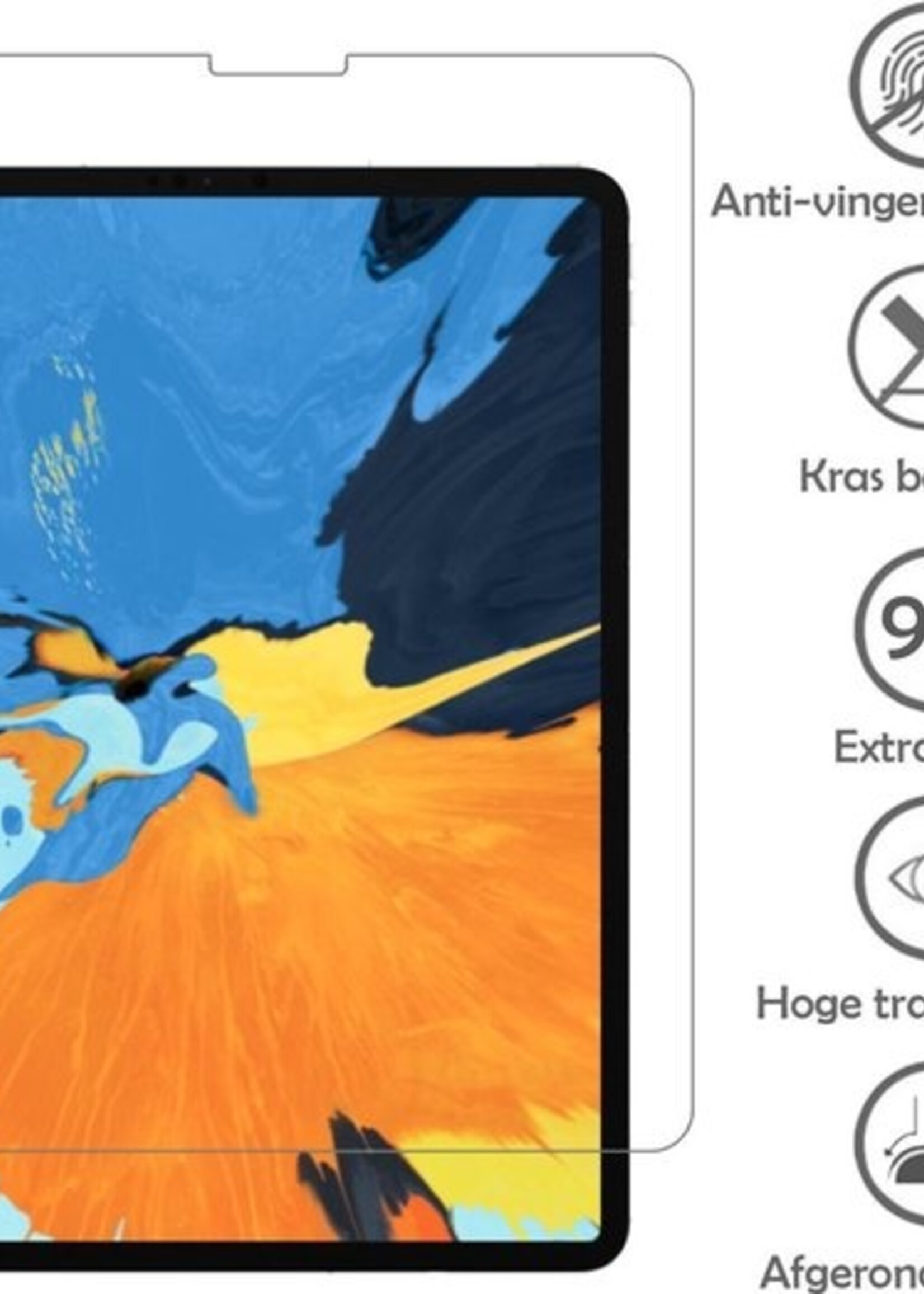 LUQ Hoes Geschikt voor iPad Pro 2020 (11 inch) Hoes Kinder Hoesje Kids Case Kinderhoes Shockproof Met 2x Screenprotector - Hoesje Geschikt voor iPad Pro 11 inch (2020) Hoesje Kidscase - Paars