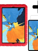 LUQ LUQ iPad Pro 2020 (11 inch) Kinderhoes Met 2x Screenprotector - Rood