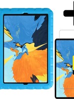 LUQ LUQ iPad Pro 2020 (11 inch) Kinderhoes Met 2x Screenprotector - Lichtblauw