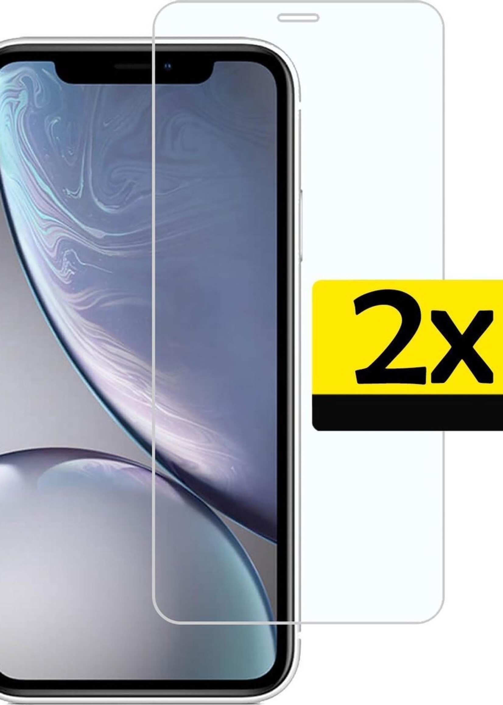 LUQ Screenprotector Geschikt voor iPhone Xs Max Screenprotector Volledig - Screenprotector Geschikt voor iPhone Xs Max Screenprotector Bescherm Glas - 2 Stuks