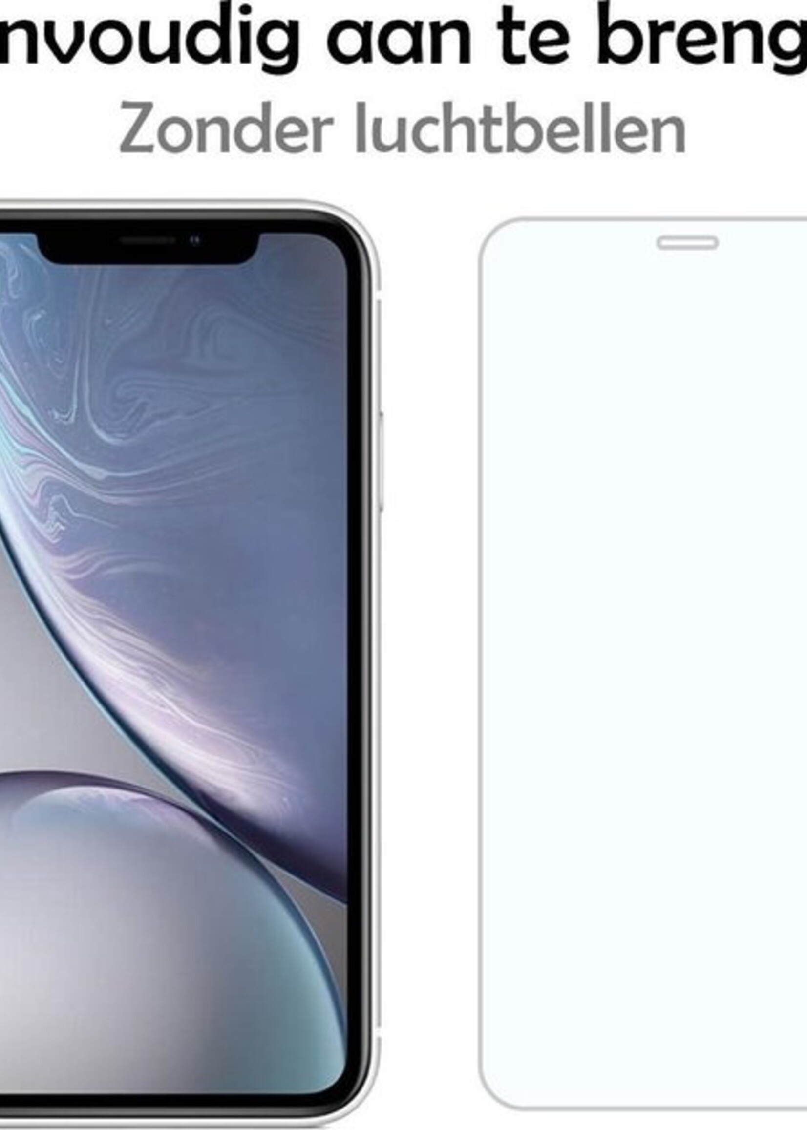 LUQ Screenprotector Geschikt voor iPhone Xs Max Screenprotector Volledig - Screenprotector Geschikt voor iPhone Xs Max Screenprotector Bescherm Glas - 2 Stuks