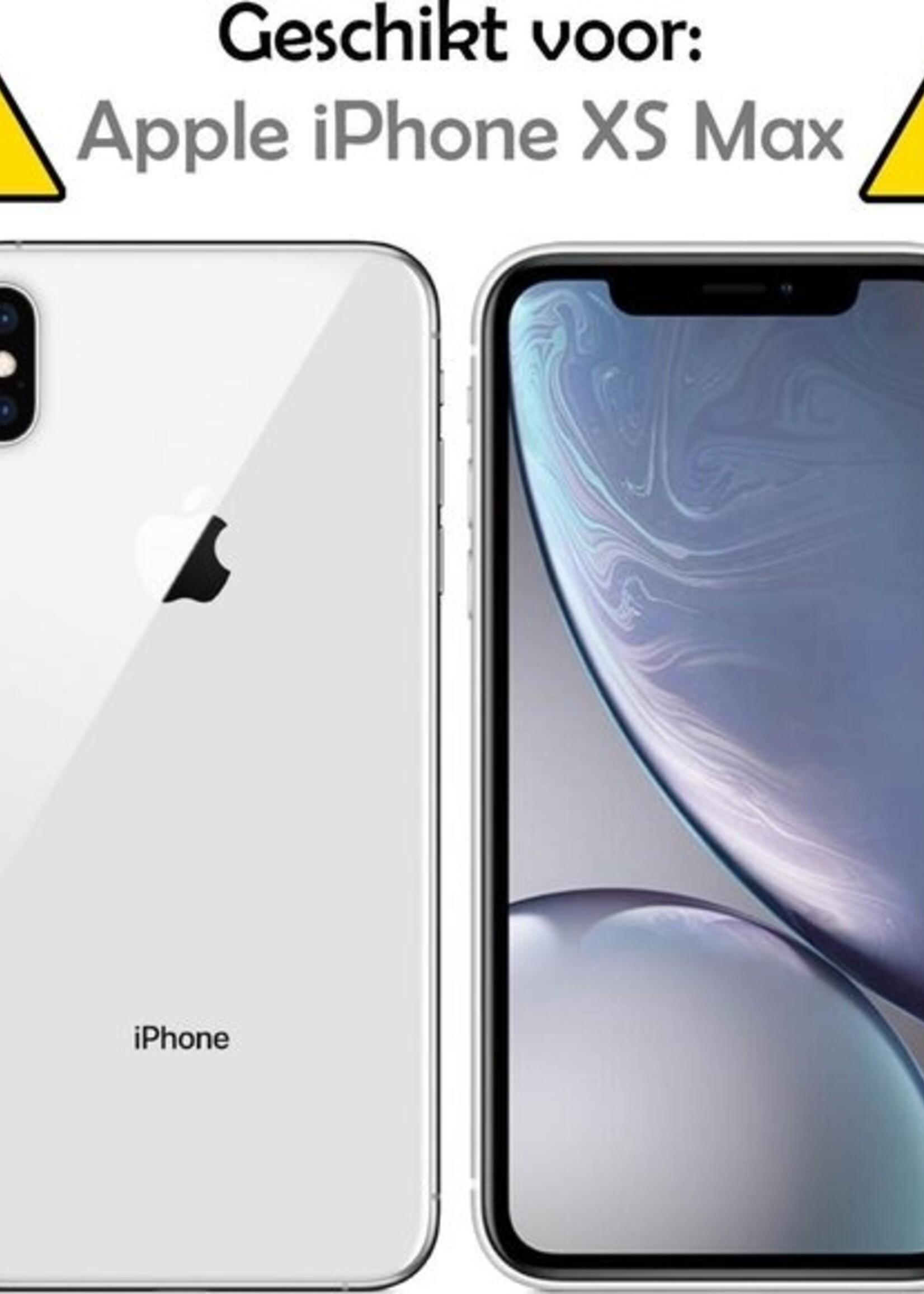 LUQ Screenprotector Geschikt voor iPhone Xs Max Screenprotector Volledig - Screenprotector Geschikt voor iPhone Xs Max Screenprotector Bescherm Glas - 2 Stuks