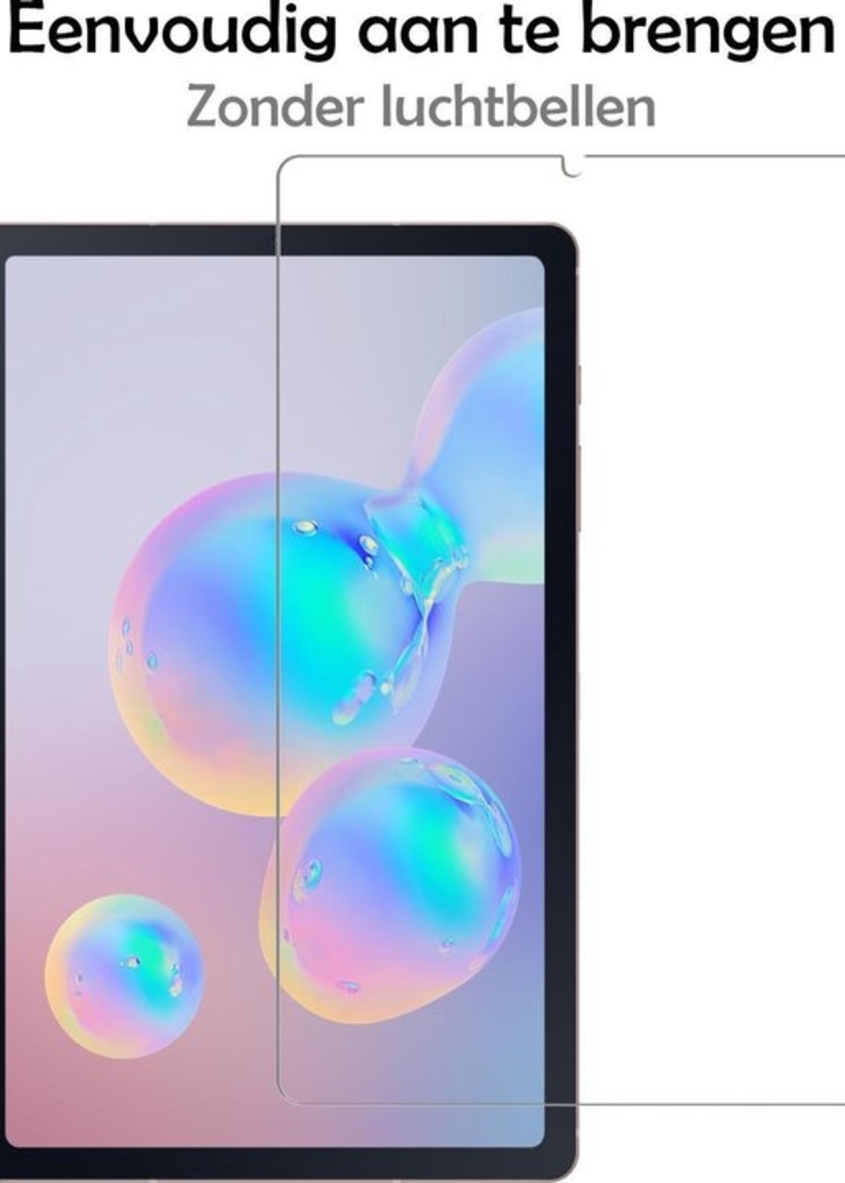 LUQ Screenprotector Geschikt voor Samsung Galaxy Tab S6 Lite Screenprotector Bescherm Glas Tempered Glass Screen Protector - Screen Protector Geschikt voor Samsung Galaxy Tab S6 Lite Screenprotector - 2 Stuks