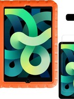 LUQ LUQ iPad Air 4 Kinderhoes met screenprotector - Oranje