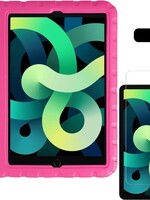 LUQ LUQ iPad Air 4 Kinderhoes met screenprotector - Roze