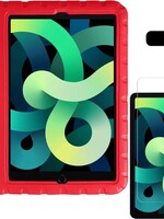 LUQ LUQ iPad Air 4 Kinderhoes met screenprotector - Rood