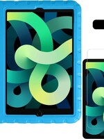 LUQ LUQ iPad Air 4 Kinderhoes met screenprotector - Blauw