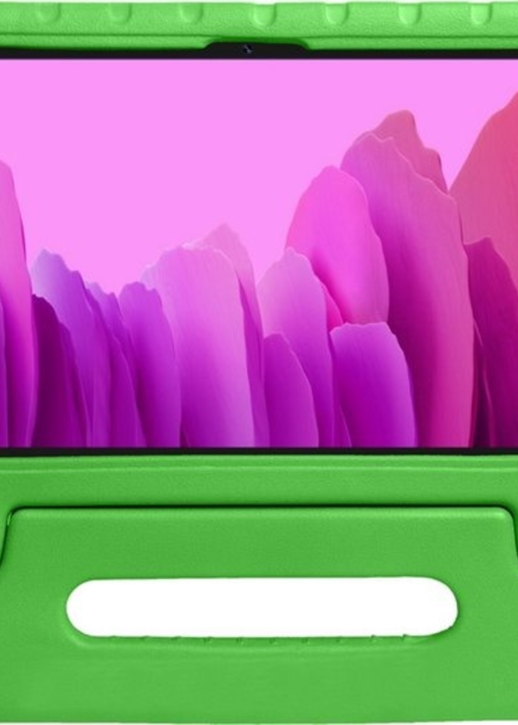 LUQ Hoes Geschikt voor Samsung Galaxy Tab A7 Hoes Kinder Hoesje Kids Case Kinderhoes Shockproof Met Screenprotector - Hoesje Geschikt voor Samsung Tab A7 Hoesje Kidscase - Groen