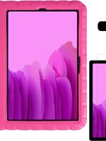LUQ LUQ Samsung Galaxy Tab A7 (2020) Kinderhoes met screenprotector - Roze
