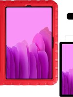 LUQ LUQ Samsung Galaxy Tab A7 (2020) Kinderhoes met screenprotector - Rood