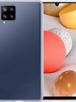 LUQ LUQ Samsung Galaxy A42 hoesje siliconen - Transparant