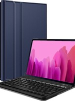LUQ LUQ Samsung Galaxy Tab A7 2020 Toetsenbord Hoes Keyboard Cover - Donkerblauw