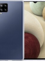 LUQ LUQ Samsung Galaxy A12 hoesje siliconen - Transparant