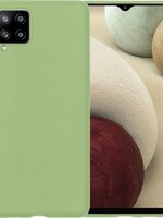 LUQ LUQ Samsung Galaxy A12 hoesje siliconen - Groen