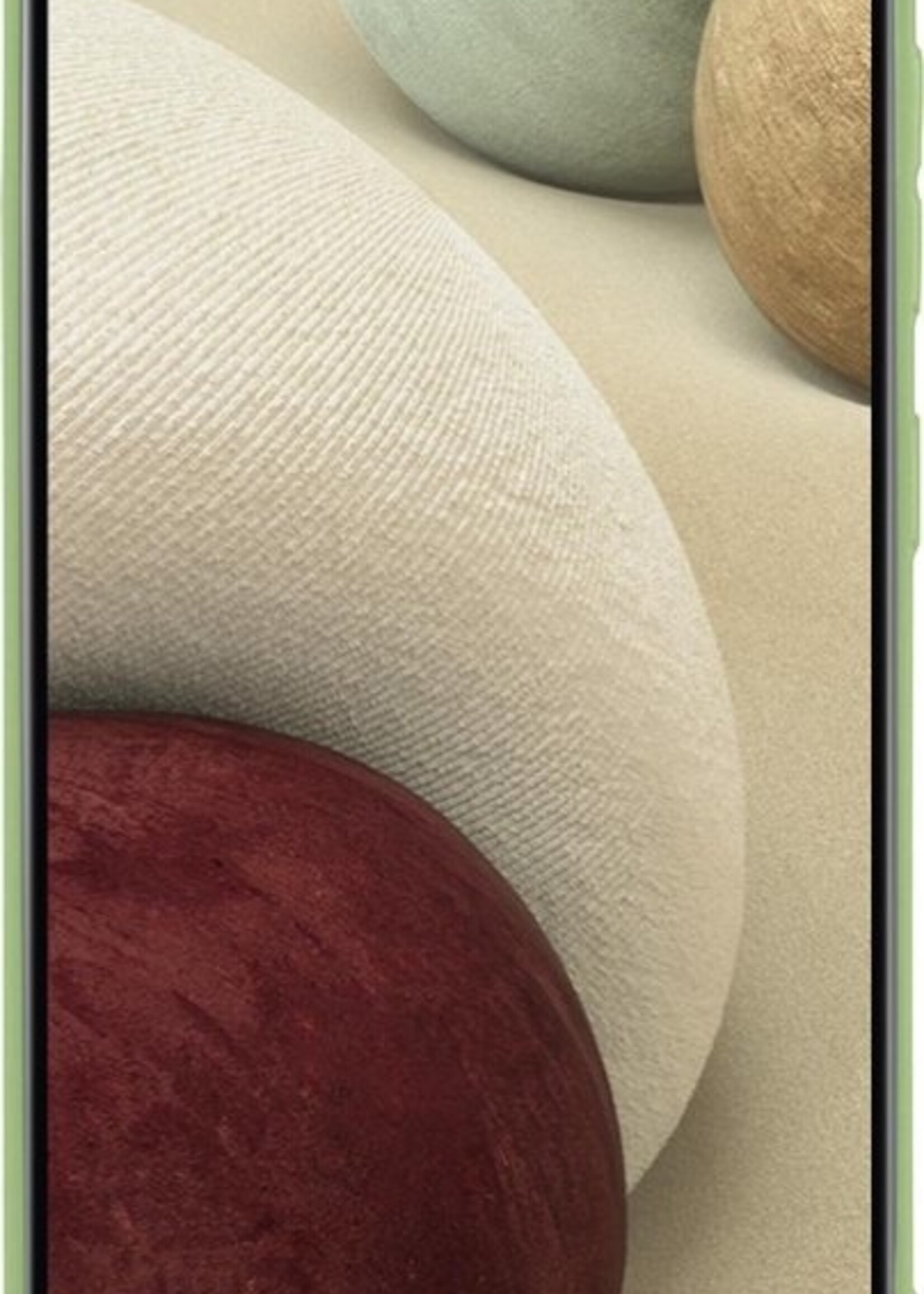 LUQ Hoesje Geschikt voor Samsung A12 Hoesje Siliconen Case - Hoes Geschikt voor Samsung Galaxy A12 Hoes Siliconen - Groen - 2 Stuks