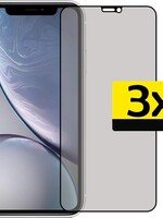 LUQ LUQ iPhone 11 Screenprotector Full Cover Privacy - 3 PACK