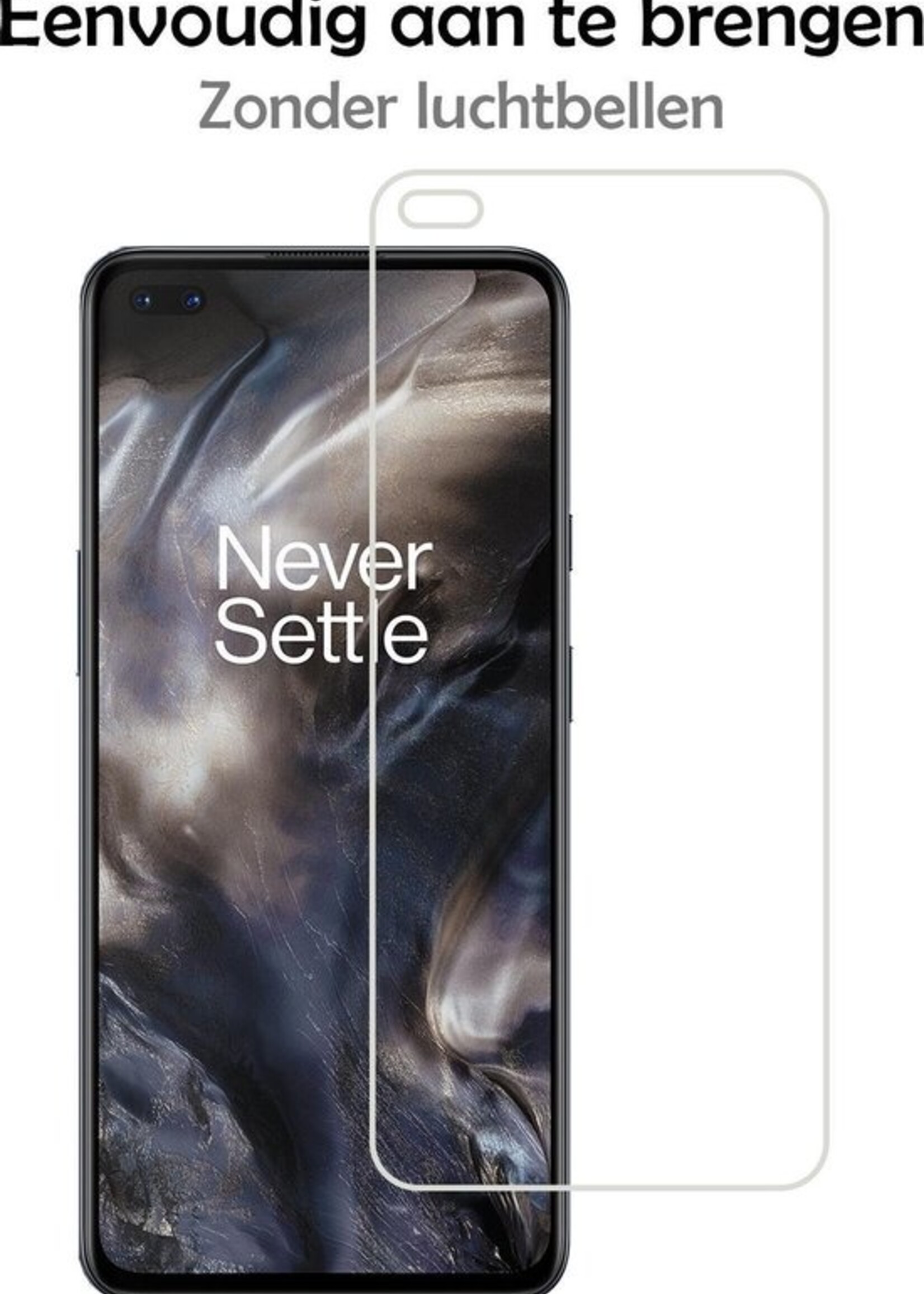 LUQ Screenprotector Geschikt voor OnePlus Nord Screenprotector Beschermglas Gehard Glas - Screenprotector Geschikt voor OnePlus Nord Screenprotector Glas - 3 Stuks