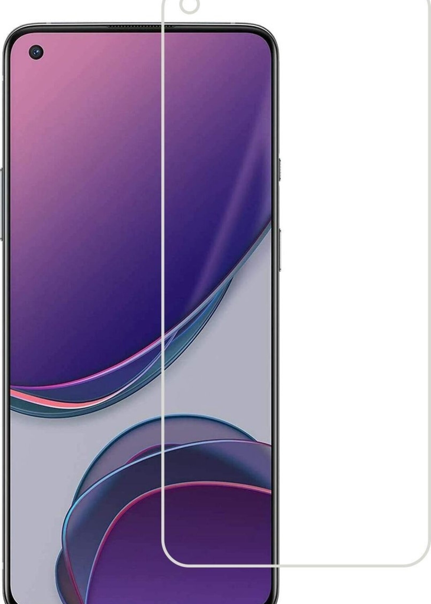 LUQ Screenprotector Geschikt voor OnePlus 8T Screenprotector Beschermglas Gehard Glas - Screenprotector Geschikt voor OnePlus 8T Screenprotector Glas