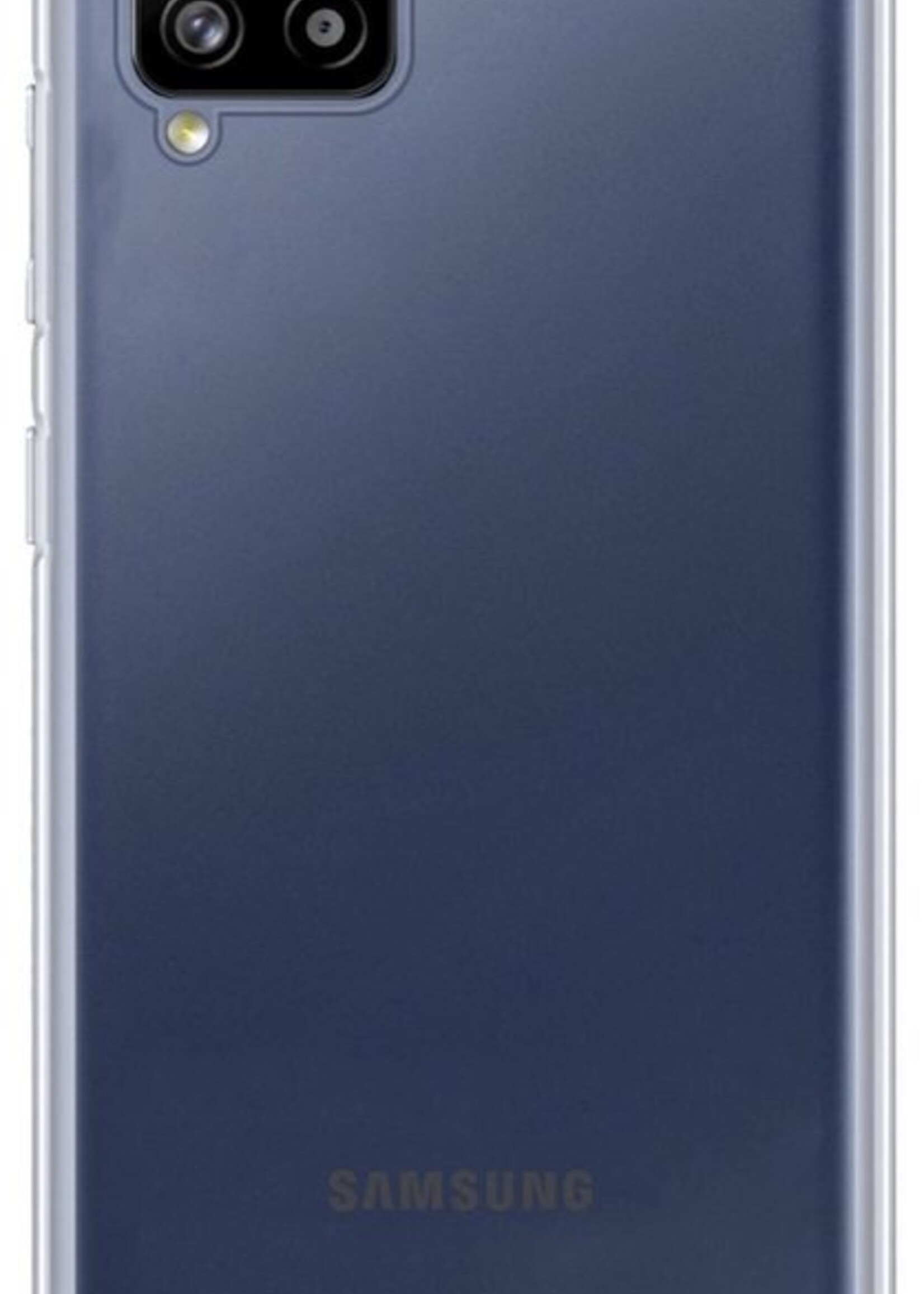 LUQ Hoesje Geschikt voor Samsung A12 Hoesje Shockproof Case Siliconen - Hoes Geschikt voor Samsung Galaxy A12 Hoes Cover Siliconen - Transparant