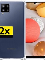 LUQ LUQ Samsung Galaxy A42 hoesje shock proof - 2 PACK