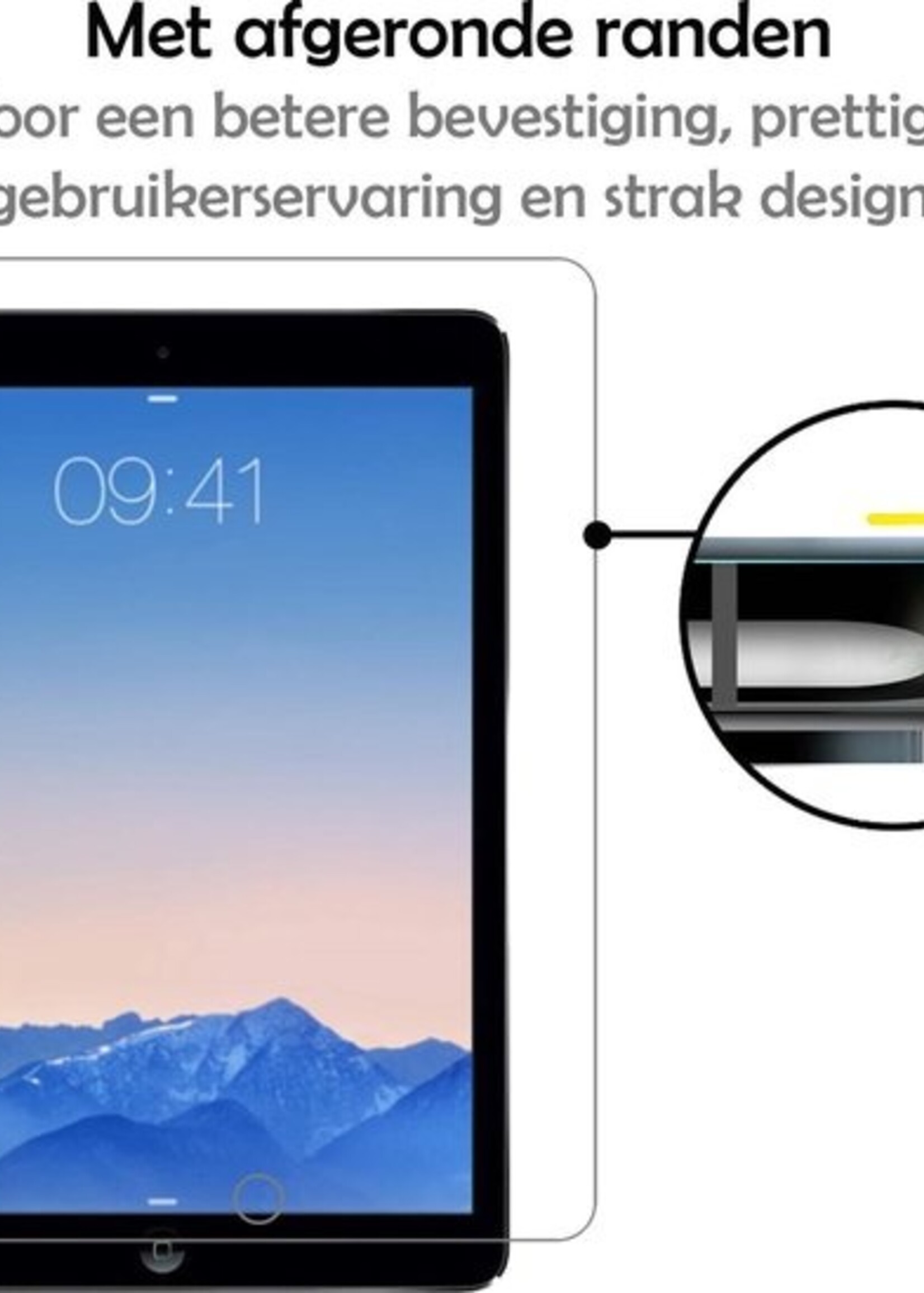 LUQ Screenprotector Geschikt voor iPad Air 1/2 / Pro 9.7 / 2017/2018 Screenprotector Bescherm Glas Tempered Glass Screen Protector - Screen Protector Geschikt voor iPad Air 1/2 / Pro 9.7 / 2017/2018 Screenprotector