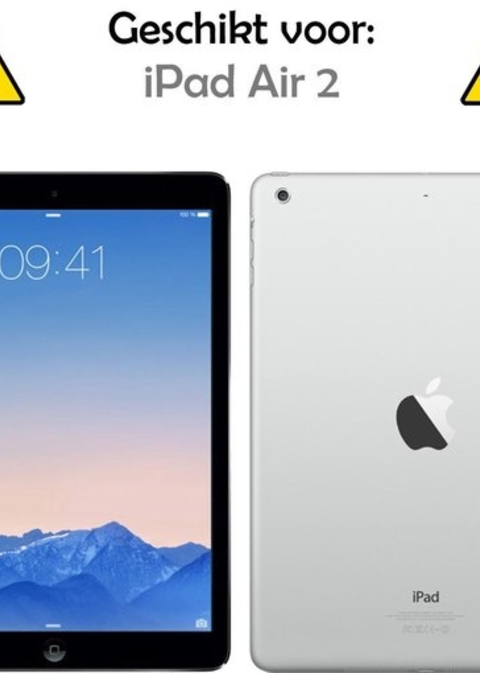 LUQ Screenprotector Geschikt voor iPad Air 2 Screenprotector Bescherm Glas Tempered Glass Screen Protector - Screen Protector Geschikt voor iPad Air 2 Screenprotector - 2 Stuks