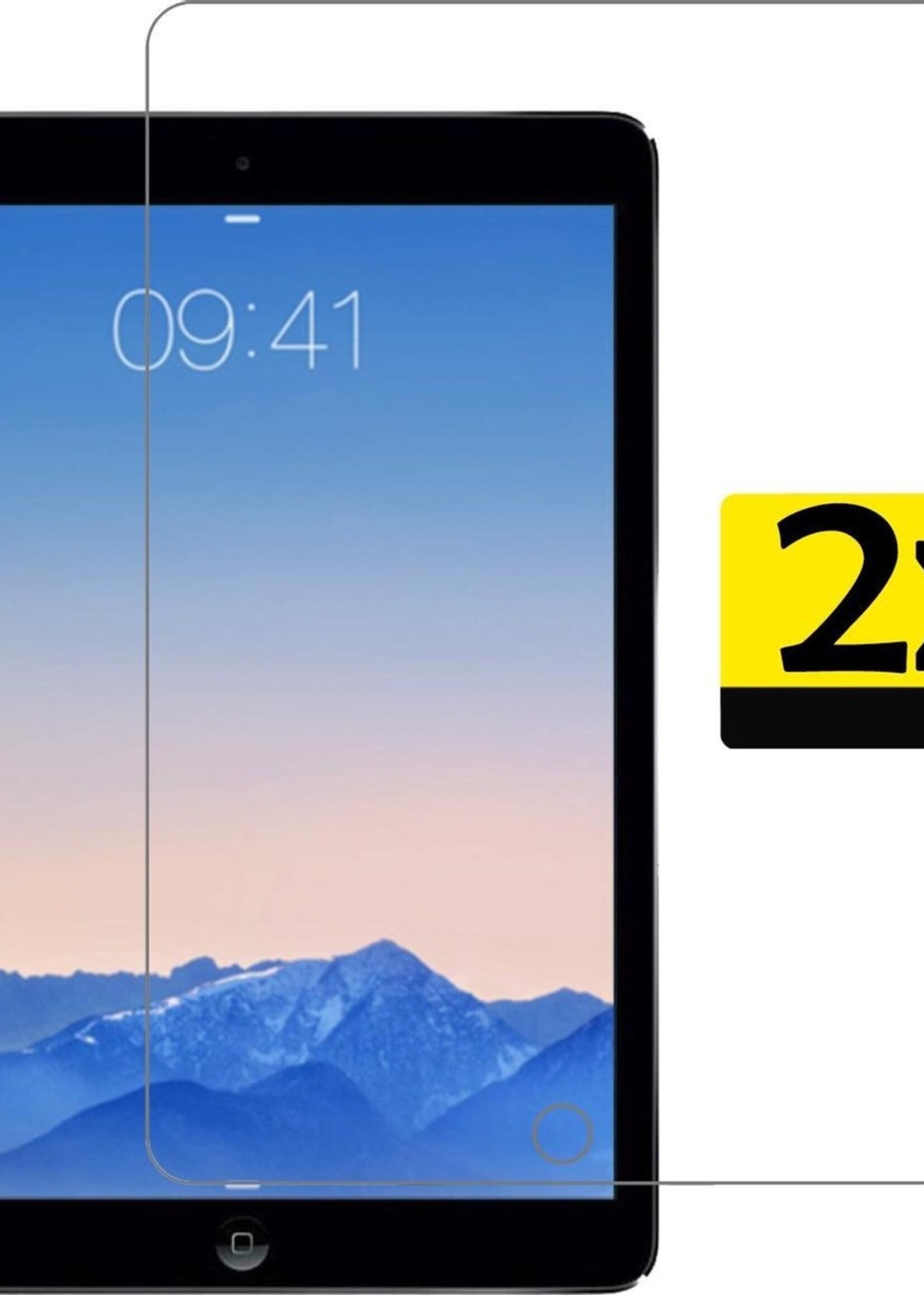 LUQ Screenprotector Geschikt voor iPad 2017 Screenprotector Bescherm Glas Tempered Glass Screen Protector - Screen Protector Geschikt voor iPad 2017 Screenprotector - 2 Stuks